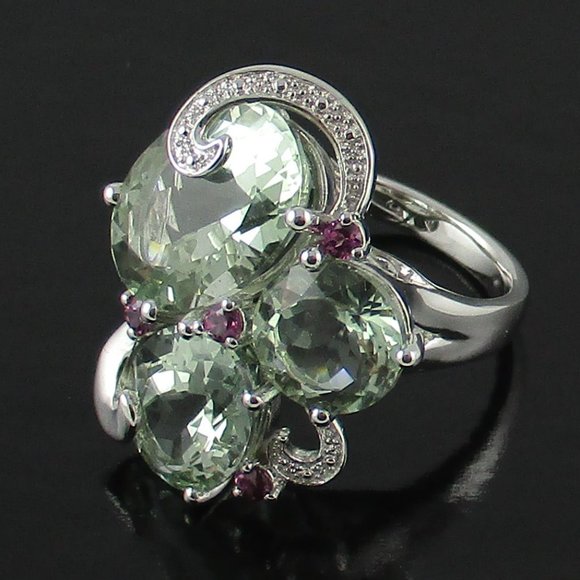 14.45ct Prasiolite European Ring - Picture 7 of 12
